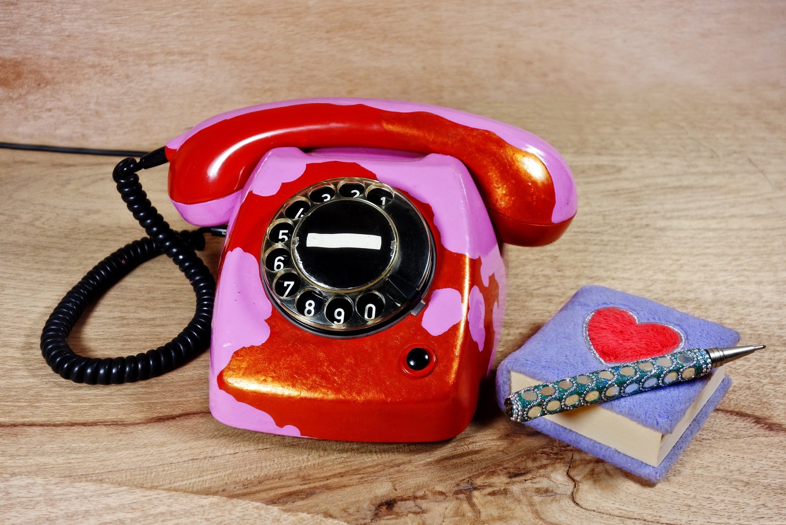 Vintage Red Telephone